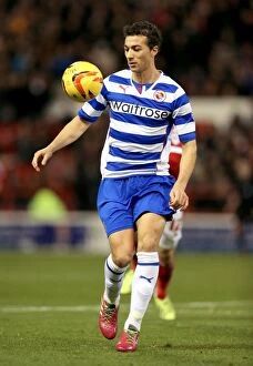 Images Dated 29th November 2013: Stephen Kelly in Action: Nottingham Forest vs. Reading (Sky Bet Championship)