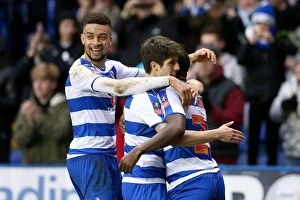 Images Dated 20th February 2016: Thrilling FA Cup Celebration: Reading FC vs. West Bromwich Albion at The Madejski Stadium
