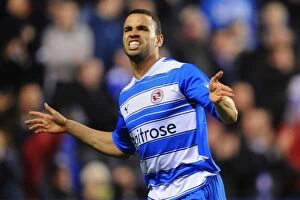 Images Dated 5th April 2011: Thrilling Moment: Hal Robson-Kanu's Epic Goal for Reading Against Preston North End in Npower