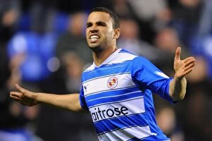 Images Dated 5th April 2011: Thrilling Moment: Hal Robson-Kanu's Unforgettable Goal for Reading FC