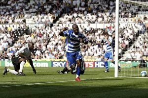 Images Dated 11th May 2008: Thrilling Showdown: Derby County vs. Reading - Barclays Premiership Clash (May 11, 2008)