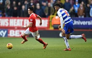 Charlton Athletic v Reading Collection: Thrilling Showdown in the Sky Bet Championship: Charlton Athletic vs. Reading at The Valley