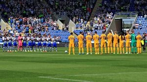 Images Dated 6th August 2016: Tribute at Madejski Stadium: Sky Bet Championship - Reading vs