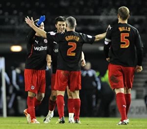 Images Dated 18th December 2010: Triumphant Threesome: Howard, Long, and Griffin's Championship Victory Celebration (Derby County)