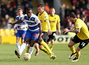 Images Dated 14th March 2015: Yakubu's Thrilling Performance: Reading vs. Watford - Sky Bet Championship