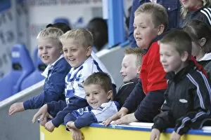 Images Dated 6th May 2007: Young Royals fans play ball with Bobby Convey at the half time break against Watford